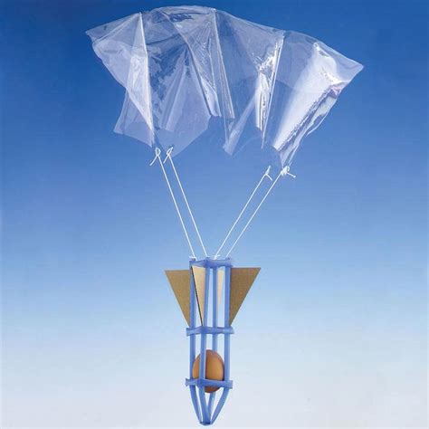 egg parachute with momentum concept